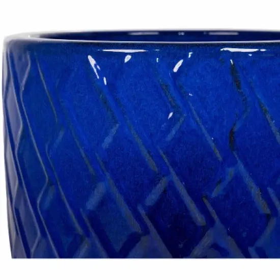 Dolonm Large 21.26 in. Ceramic Planter Pot with Drainage Hole for Garden Patio Decor image {5}