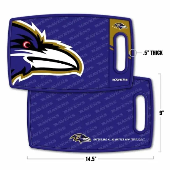 NFL Baltimore Ravens Logo Series Cutting Board image {3}
