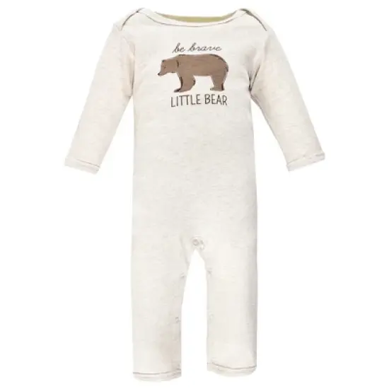 Hudson Baby Infant Boy Cotton Coveralls, Forest Fox image {3}