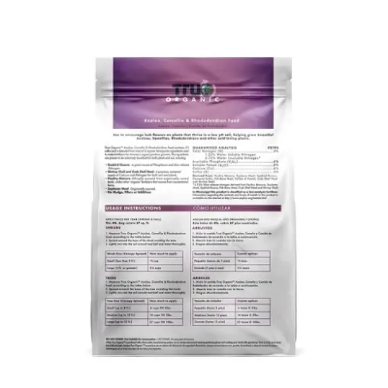 True Organic Granular Azalea, Camellia & Rhododendron 5-4-3 Plant Food image {1}