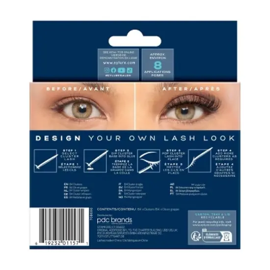 Eylure Volume & Curl Clusters False Eyelashes - 84ct image {5}