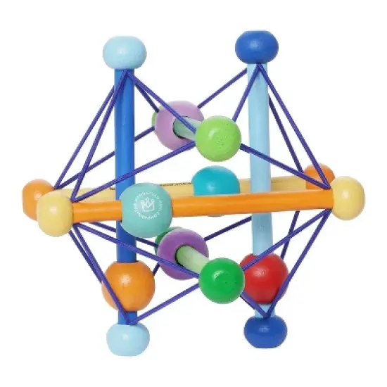 Manhattan Toy Skwish Color Burst Rattle and Teether Grasping Activity Toy (Boxed) image {3}