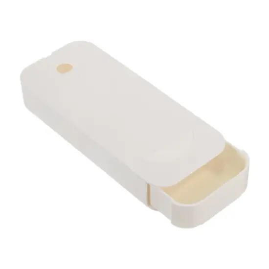 Unique Bargains Office Home Classroom Storage Slide Out Hidden Self-Adhesive Under Table Drawer Organizer 1 Pc image {6}