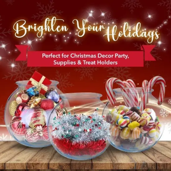 Sterline Plastic Ivy Bowls - 16 Oz Fish Bowls image {1}