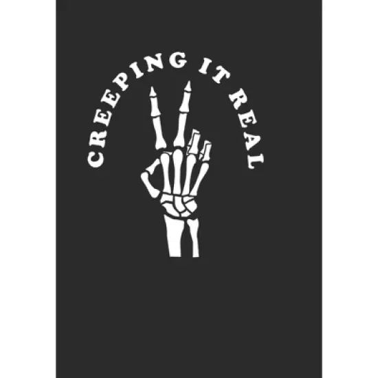 Women's CHIN UP Halloween Creepin' Real Skeleton T-Shirt image {1}