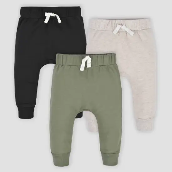 Gerber Baby Boys' 3pk Premium Jogger Pants image {7}