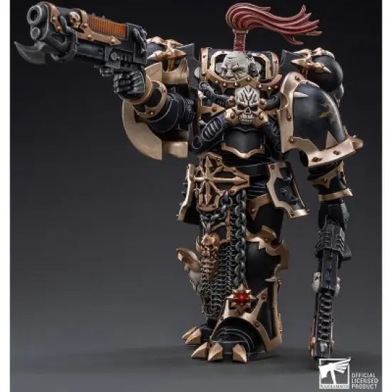 Brother Slael Black Legion Havocs Champion 1/18 Scale | Warhammer 40K | Joy Toy Action figures image {3}