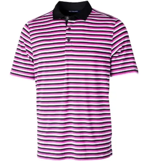 Cutter & Buck Mens Forge Polo Multi Stripe Shirt image {8}