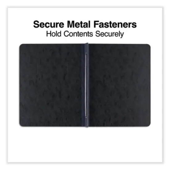 Universal Two-Piece Prong Fastener Pressboard Report Cover - 8.5" x 11" - Black image {2}