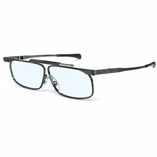 Kanda Japan SlimFold 001 Folding Blue Light Reading Glasses&Case Gun Metal +2.50 image {3}