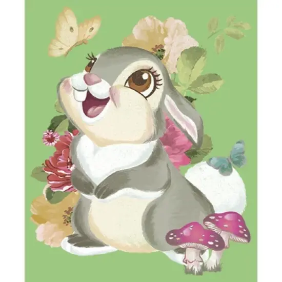 Girl's Bambi Retro Thumper T-Shirt image {1}