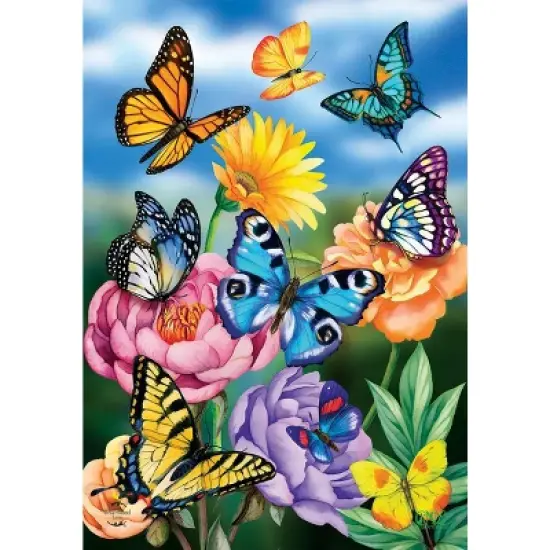 Briarwood Lane Garden Flag 12x18 For Outdoor Butterflies in the Garden Spring For Spring Garden Flag Flags For Outside image {4}