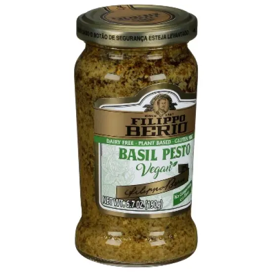 Filippo Berio Vegan Basil Pesto - Case of 6 - 6.7 oz image {4}
