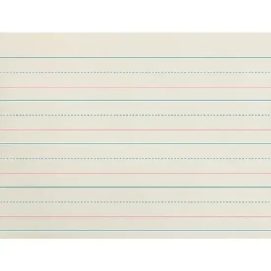 School Smart Zaner-Bloser Handwriting Paper, 10-1/2 x 8 Inches, Grade K, 500 Sheets image {6}