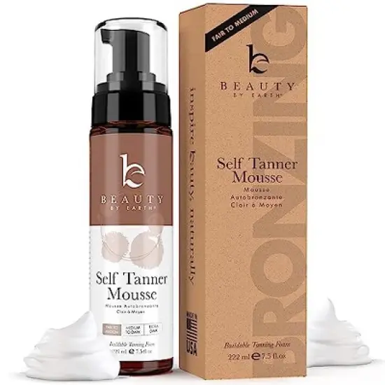 Beauty by Earth Self Tanning Mousse image {12}