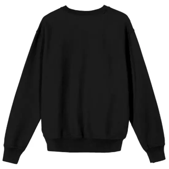 Trigun Stampede Vash Screengrab Crew Neck Long Sleeve Black Adult Sweatshirt image {2}