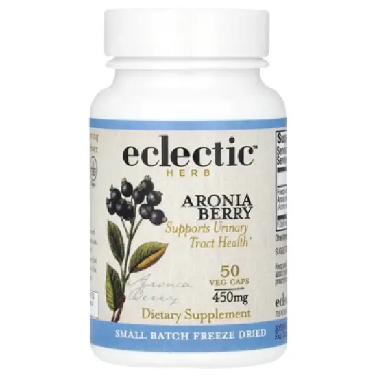 Eclectic Herb Freeze Dried Aronia Berry, 50 Veg Caps (450 mg per Capsule) image {4}