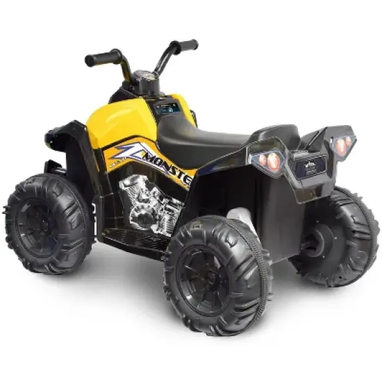 Kid Motorz 12V Monster Quad Powered Ride-On - Black image {1}