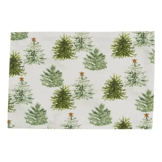 Split P Rustic Christmas Trees Placemat Set of 4 image {3}