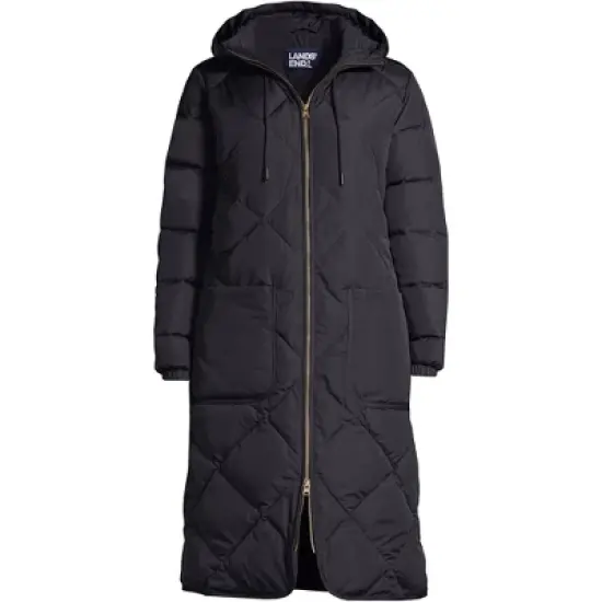Lands' End Women's Insulated Quilted Primaloft ThermoPlume Maxi Winter Coat image {3}
