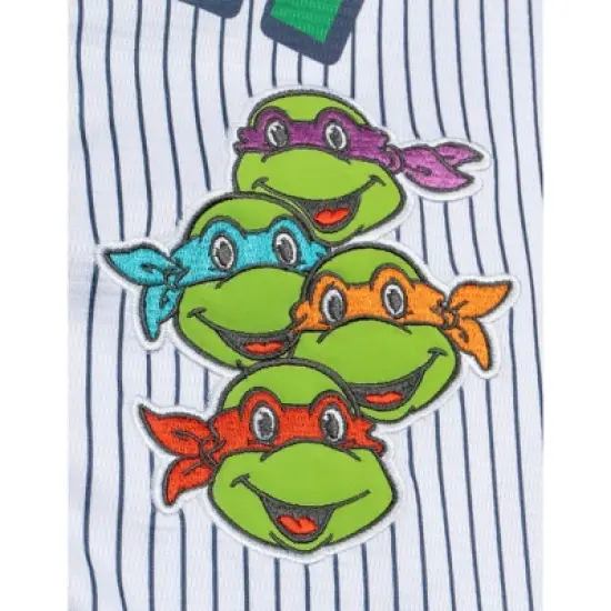 Teenage Mutant Ninja Turtles Mesh Baseball Jersey Button Down Dress Shirt Toddler image {4}