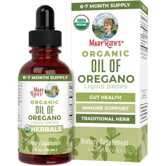 MaryRuth's Oil of Oregano Drops, Org, 1 oz image {11}