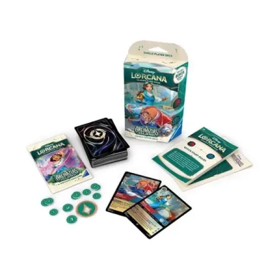 Disney Lorcana Trading Card Game: Archazia's Island Single Player Deck: Ruby & Sapphire Belle & Beast image {1}