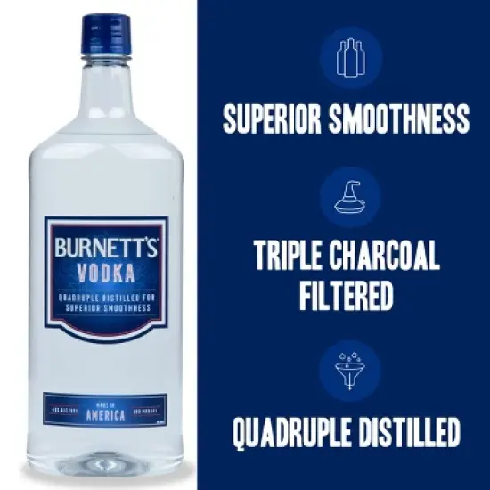 Burnett's Vodka - 1.75L Bottle image {3}