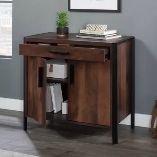 Briarbrook 2 Door Office Credenza Barrel Oak - Sauder image {2}