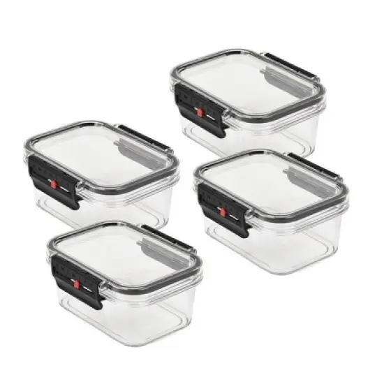 SharpChef Airtight Food Storage Container with Easy locking lids, Date Indicator, Leakproof,BPA-Free (0.45L) image {5}