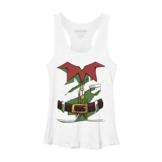 Women's Design By Humans Papa Elf Christmas Shirt Papa Elf Shirt for Men Papa Elf By rasok Racerback Tank Top image {4}