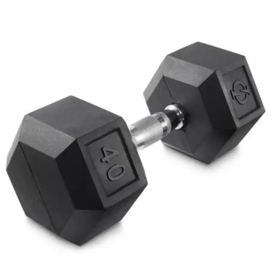 Philosophy Gym Rubber Coated Hex Dumbbell Hand Weights image {8}