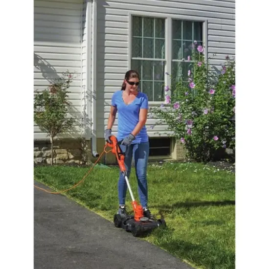 Black & Decker 12" 3-in-1 Compact Electric Lawn Mower image {2}