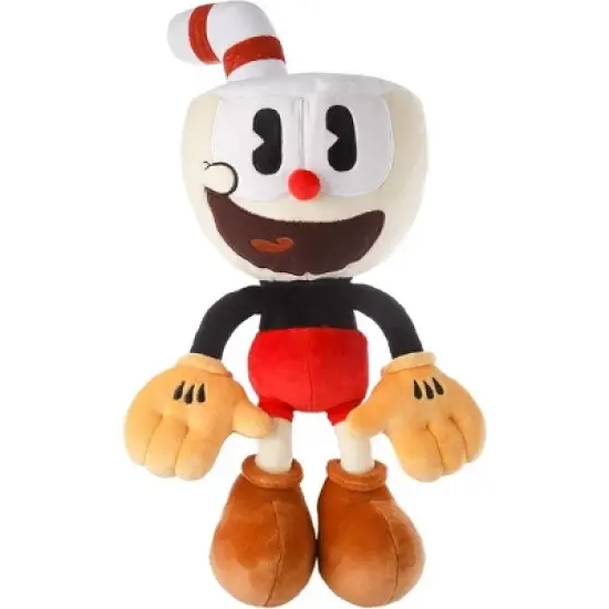 Mighty Mojo Cuphead & Mugman Bundle - 15-Inch Super Soft & Huggable Stuffed Doll image {1}