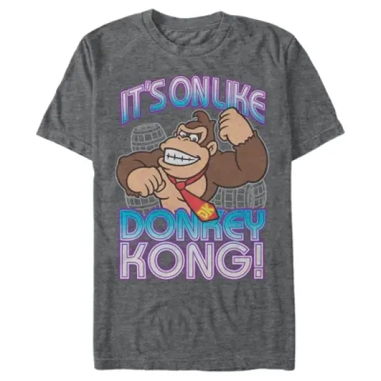 Men's Nintendo Donkey Kong It's On T-Shirt image {2}