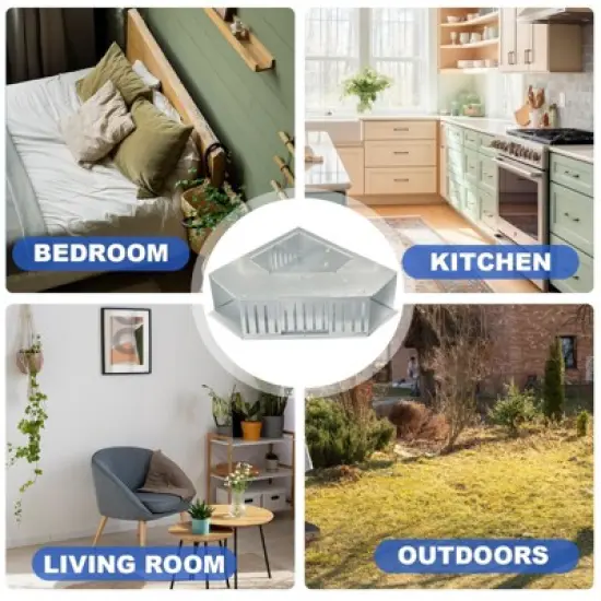 LAZZAROU Bidirectional Continuous Rat Trap - No Bait Needed, Safe for Kids & Pets | Humane Mouse Trap for Indoor/Outdoor Use | Reusable & Rust-Proof image {5}