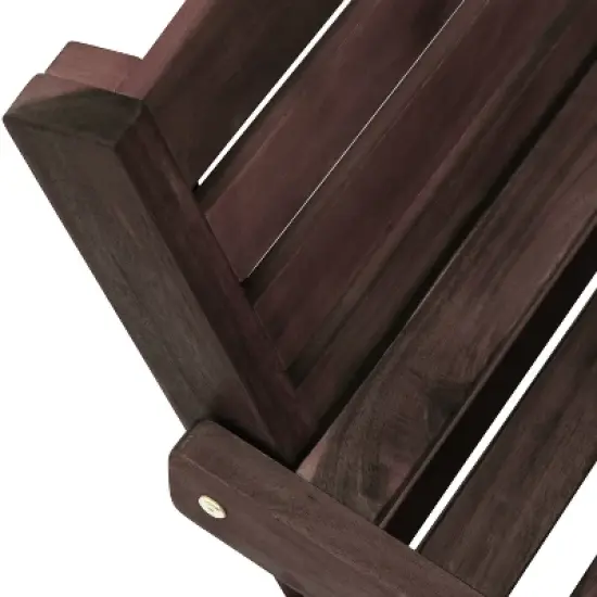 Outdoor 3-Seater Sofa, Patio Wooden Daybed Chaise Lounger with Adjustable Arm and Cushion for Garden, Backyard -ModernLuxe image {12}