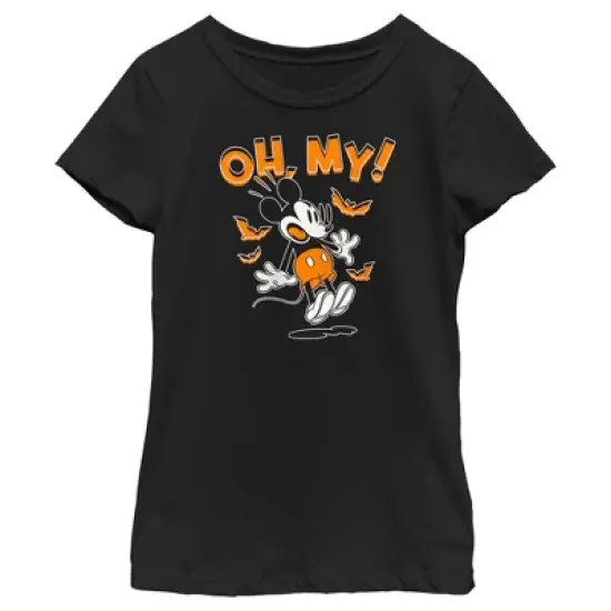 Girl's Disney Mickey Halloween Oh My T-Shirt image {3}