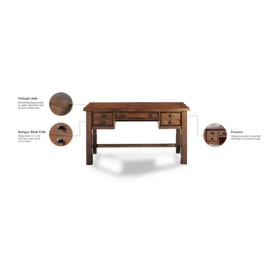 Tahoe Executive Writing Desk - Aged Maple - Home Styles image {8}