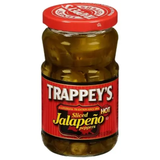 Trappey's Hot Sliced Jalape&ntilde;o Peppers, 12 oz Glass Jar, Pack of 2 image {5}