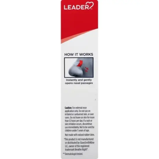 Leader Nasal Strips 30 ea image {5}