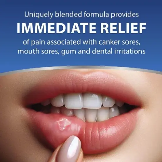 Zilactin-B Canker & Mouth Sore Gel 0.25 Oz image {2}