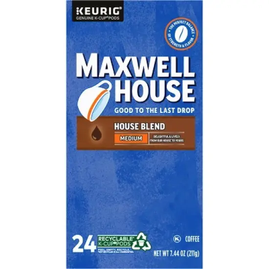 Maxwell House House Blend Medium Roast Coffee Pods - 24ct image {6}