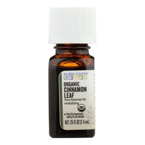 Aura Cacia Organic Cinnamon Leaf Pure Essential Oil - 0.25 fz image {5}