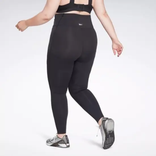 Reebok Lux High-Waisted Tights (Plus Size) Womens Athletic Leggings image {2}