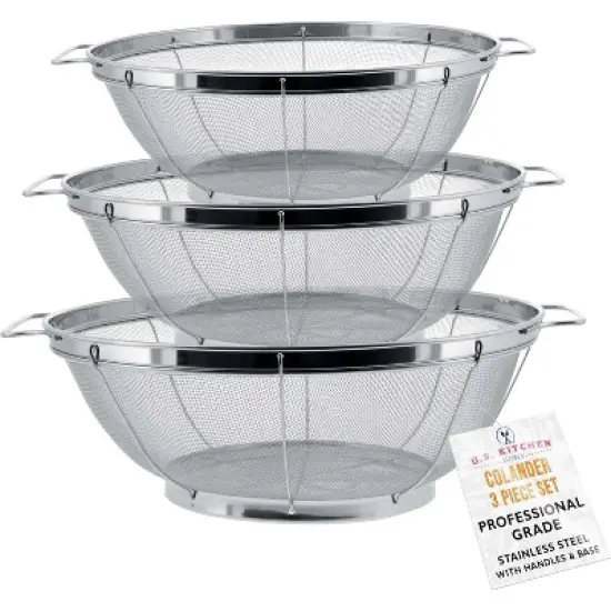 Stainless Steel Sieve, Strainers and Colanders for Kitchen image {6}
