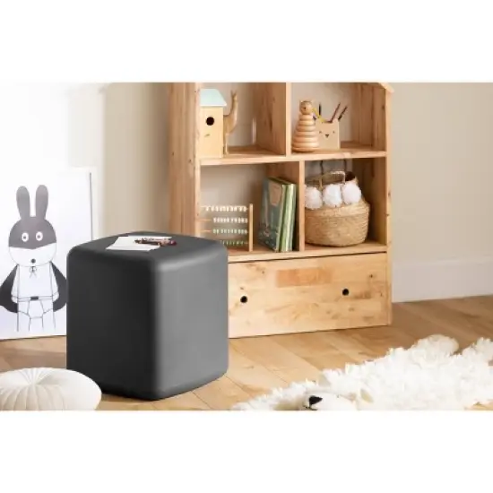 Sweedi Kids' Stool Dark Gray - South Shore image {2}