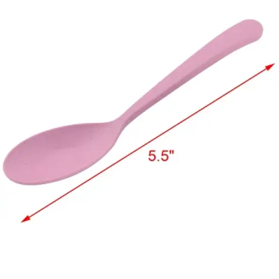 Unique Bargains Plastic Kitchen Restaurant Rice Soup Serving Spoon Scoop 16cm Length 10pcs image {1}