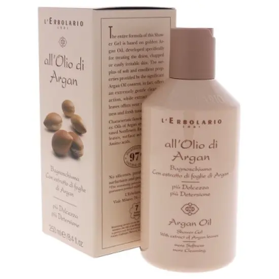 Argan Oil Shower Gel by LErbolario for Unisex - 8.4 oz Shower Gel image {3}