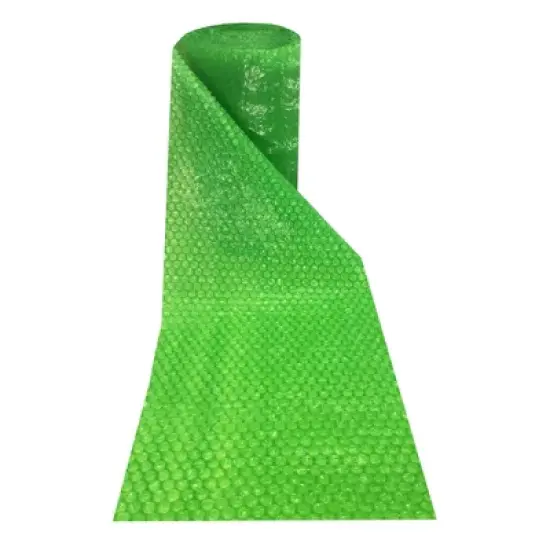 UBMOVE 30-Feet Roll of Green Bubble Small 3/16" Wrap 12" Wide image {3}